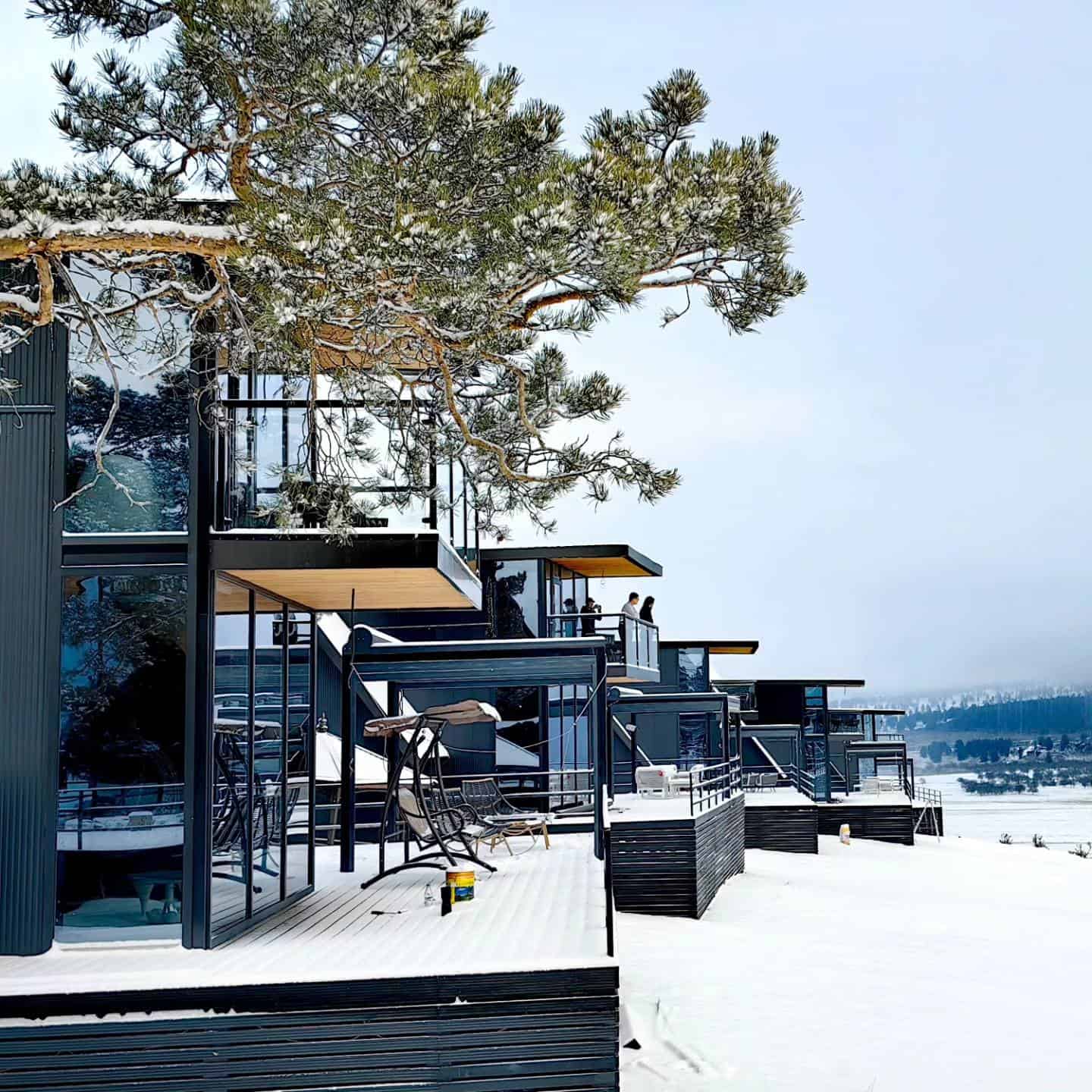 Eine Berghütte in der Mongolei