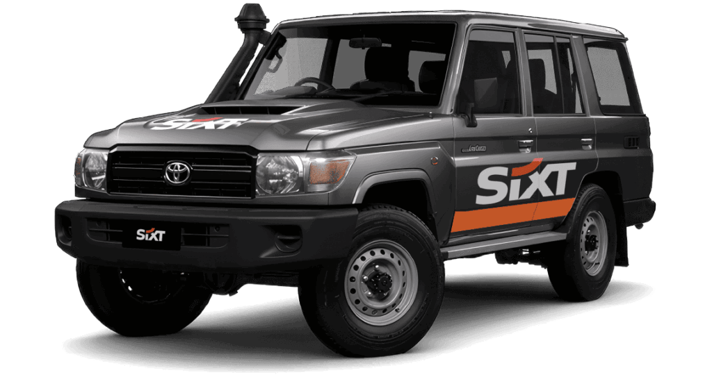 SIXT Mongolia Car Rental 4x4 TOYOTA Landcruiser 76