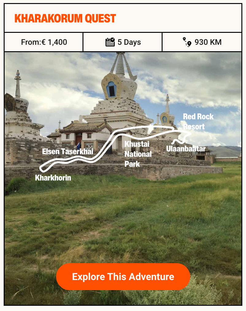Ideale gezinsvriendelijke vakantieroute Mongolië